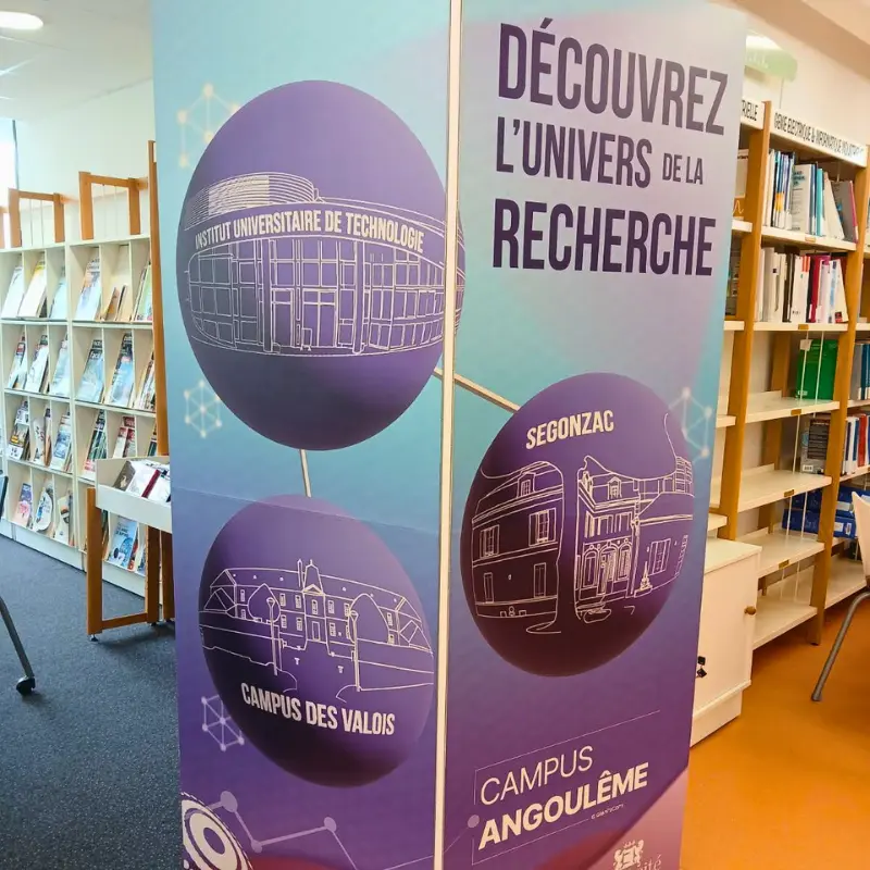 Création de paravents pour l’IUT d’Angoulême : Nuit Européenne des Chercheurs 2025
