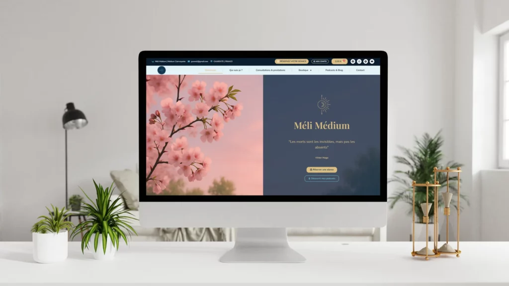 MéliMédium site créé par Gléni'sCom Emilie Glénisson